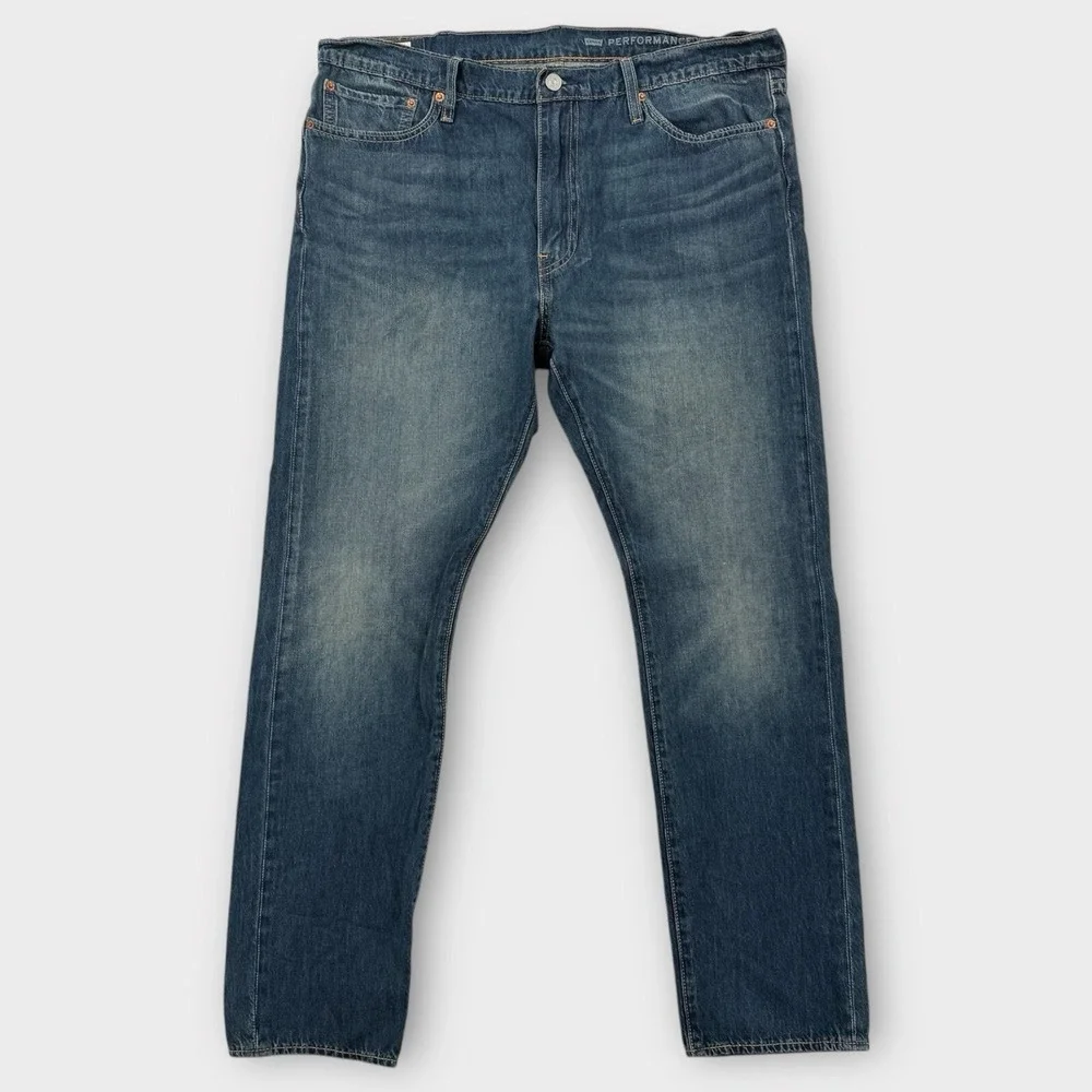 Levis‎ Lot 510 Jeans Performance Mens 38x32 Lightweight Big E Slim Medium Wash